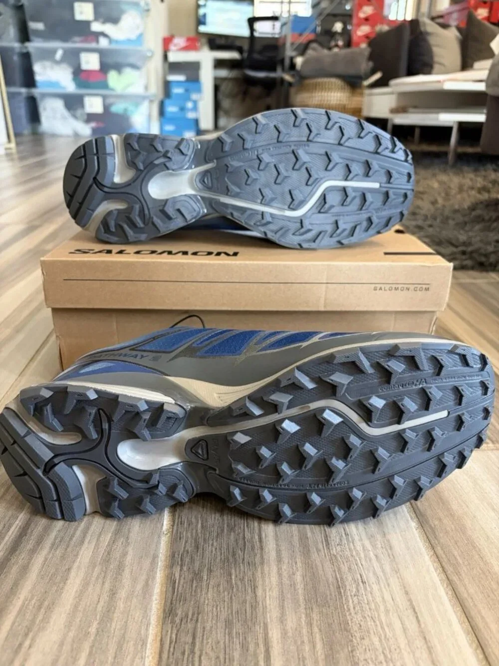 Salomon XT-Pathway 2 Shoes - Asphalt/Black/Dark Blue L49193-500